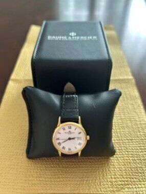 Baume & Mercier "Classima" Watch SM YG/LEATH QTZ